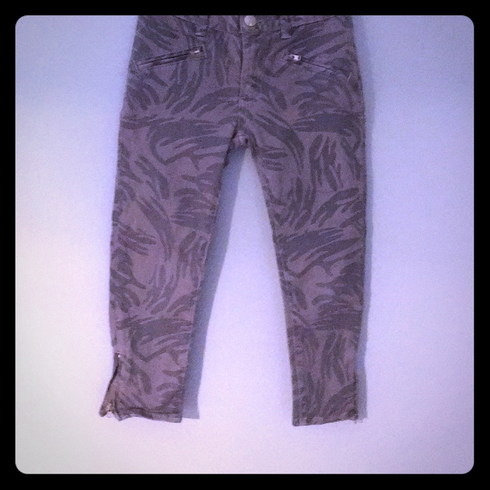 Peek Girls 7 Camo Leaf Print Jeans